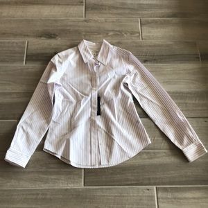 NWT Banana Republic non-iron fitted shirt sz. 2